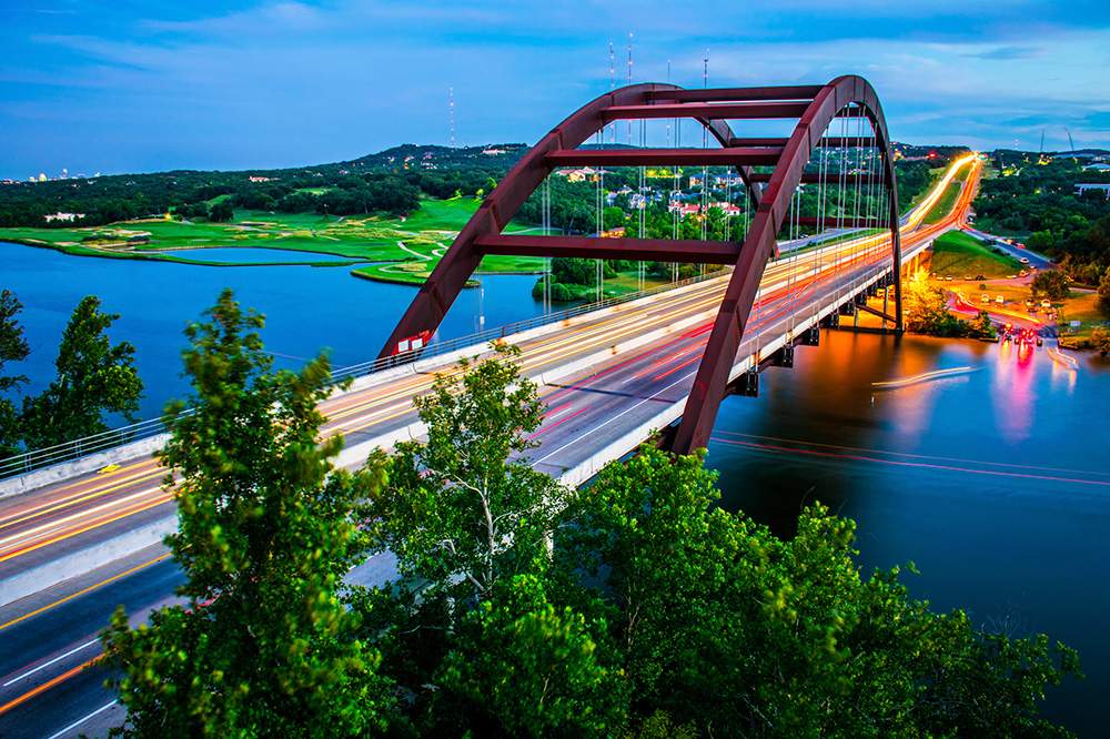 Austin Texas Pennybacker Bridge.